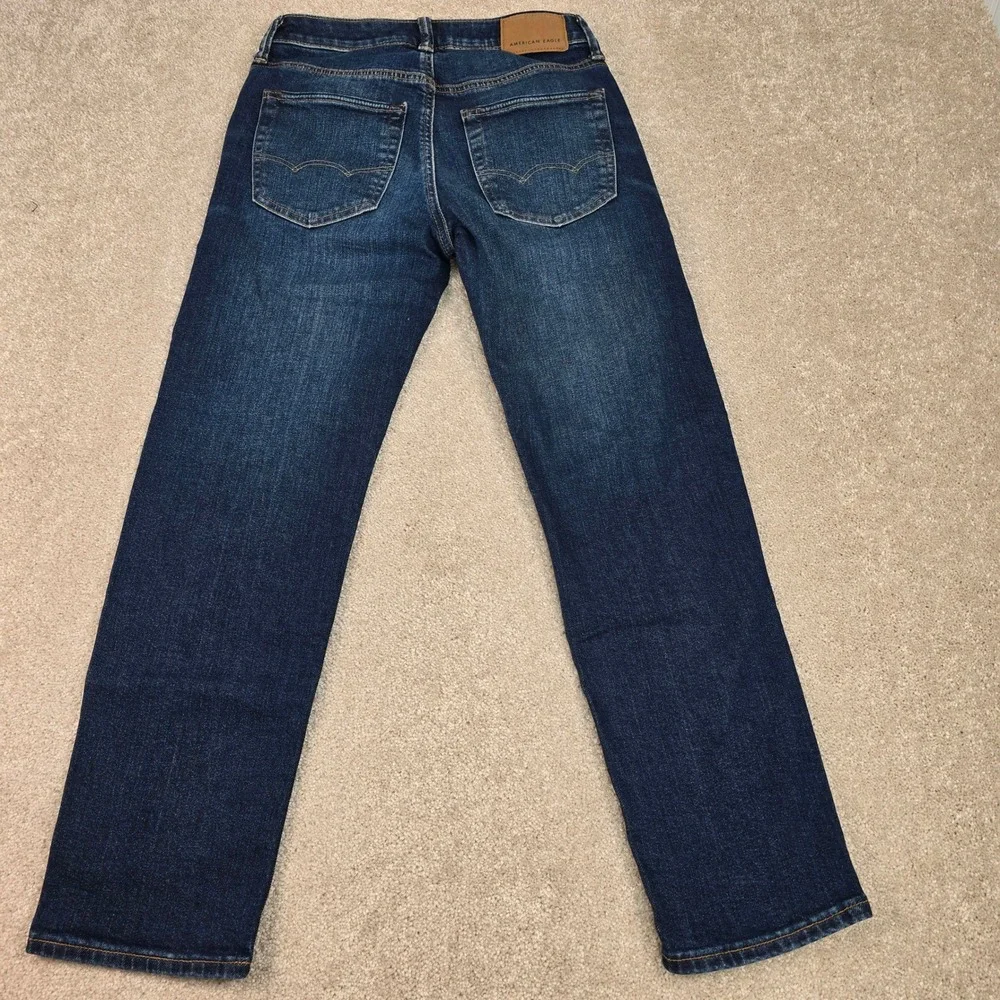 American Eagle‎ Airflex+ Slim Jeans Womens 26x28 Dark Wash Blue Denim